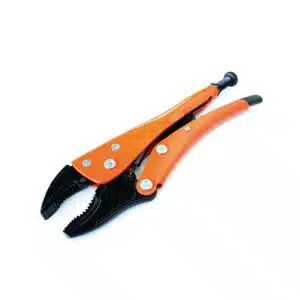 Curved Jaw Locking Pliers with Wire Cutters | Anglo American Tools