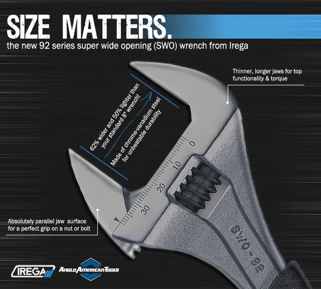 Irega Superwide Open | Anglo-American Tools
