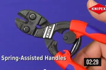 Videos | Professional Hand Tools from Europe | Anglo American Tools Mini Bolt Cutters | Knipex