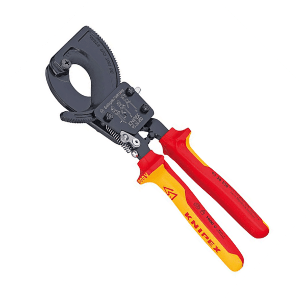 Ratcheting Cable Shears 10" 1000V Insulated